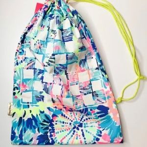 Lilly Pulizer Beach Bag, and Drink holder